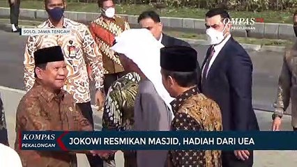Jokowi Resmikan Masjid, Hadiah Dari UEA
