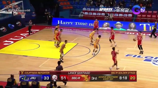 NCAA Season 98 | Game Highlights: SSC-R vs JRU | Men's Basketball Tournament Round 2