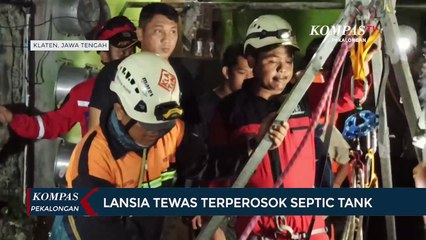 Lansia Tewas Terperosok Septic Tank