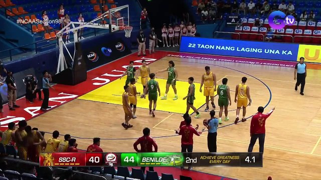 SSC-R Coach Egay Macaraya ejected on the court after receiving a disqualifying foul