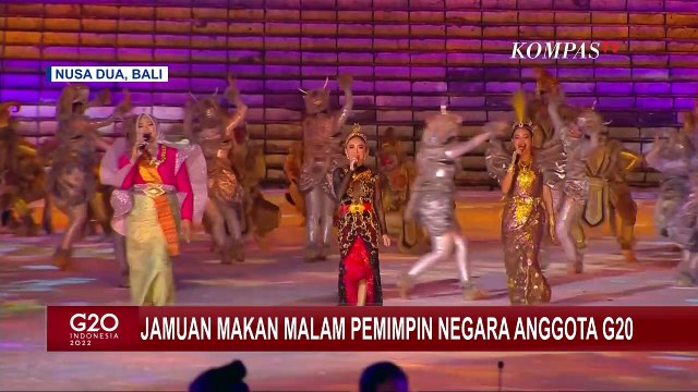 Megahnya Gala Dinner G20, Para Pemimpin Negara Kenakan Kain Nusantara dan Disajikan Kuliner Lokal