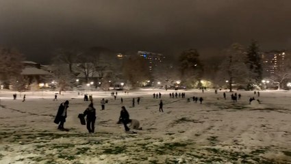 Snow transforms much of the Northeast into a November winter wonderland