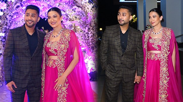 Gauahar Khan Zaid Darbar arrives at Saba Ibrahim -Khalid Niaz Grand Reception|Boldsky *Entertainment