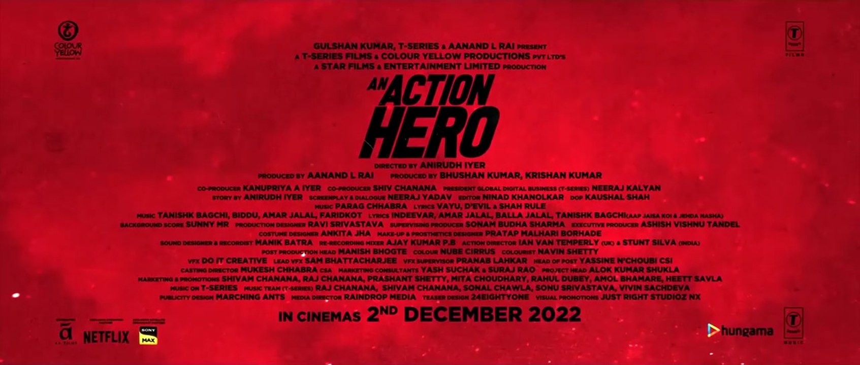 An Action Hero (Official Trailer) Ayushmann Khurrana, Jaideep A _ Aanand L Rai, Anirudh _ Bhushan K