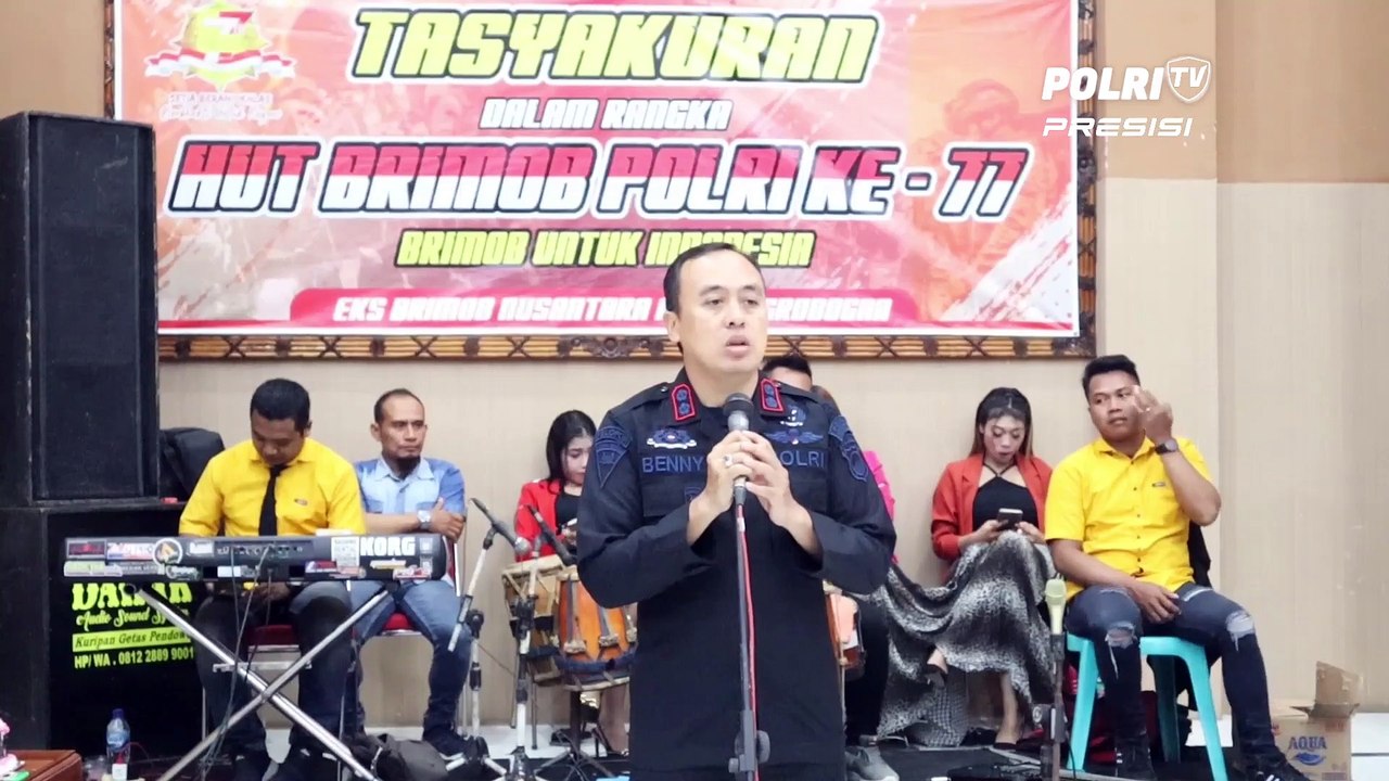 Perayaan Hari Ulang Tahun Brigade Mobile ( Brimob ) Digelar Polres Grobogan