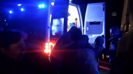 Tıra çarpan otomobilin sürücüsü ağır yaralandı