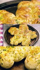 Cheesy Garlic Bread Flower  Special Occasions & Events Recipe By CWMAP
