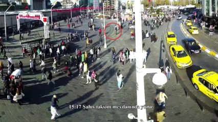 Taksim saldırısı: Saldırıyı gerçekleştiren Ahlam Albashir'in olay yerine geldiği anlar ortaya çıktı