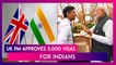 UK Visa For Indians: Post Meeting With PM Modi, UK PM Rishi Sunak Approves 3,000 UK Visas For Indians
