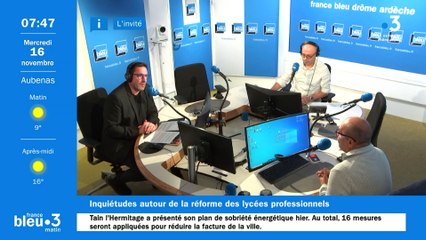 Pascal Michelon, enseignant au lycée Victor Hugo à Valence et secrétaire académique du SNUEP-FSU