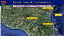 Ventidue auto rubate nel Catanese in 40 giorni: presa la banda, 4 arresti e altre due misure