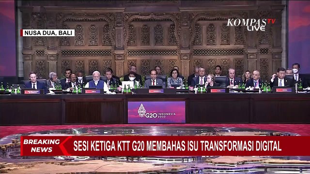 Bacakan Deklarasi KTT G20 Bali, Presiden Jokowi: Proyek Kerjasama Negara G20 Bermanfaat untuk Rakyat