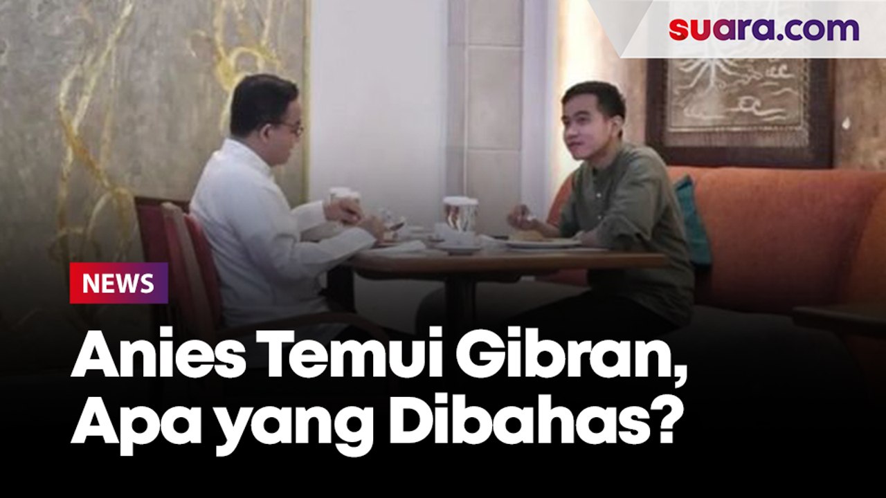 Anies dan Gibran Bertemu Empat Mata di Solo, Ini yang Dibahas