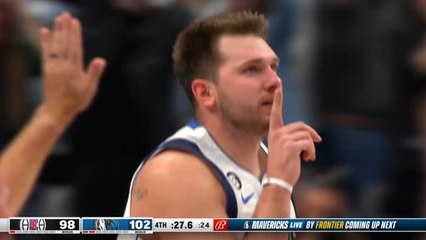 Doncic buries clutch three after Mavericks blow 25-point lead