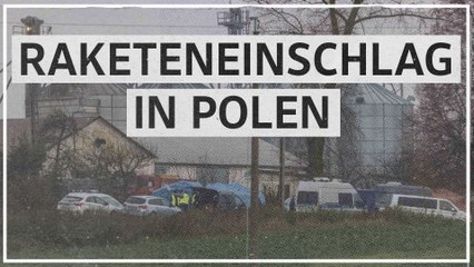 Erste Reaktionen auf den Raketeneinschlag in Polen.