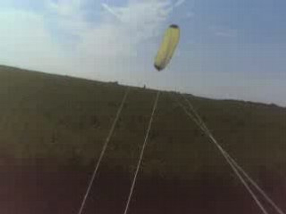 Premier bord en kiteboard
