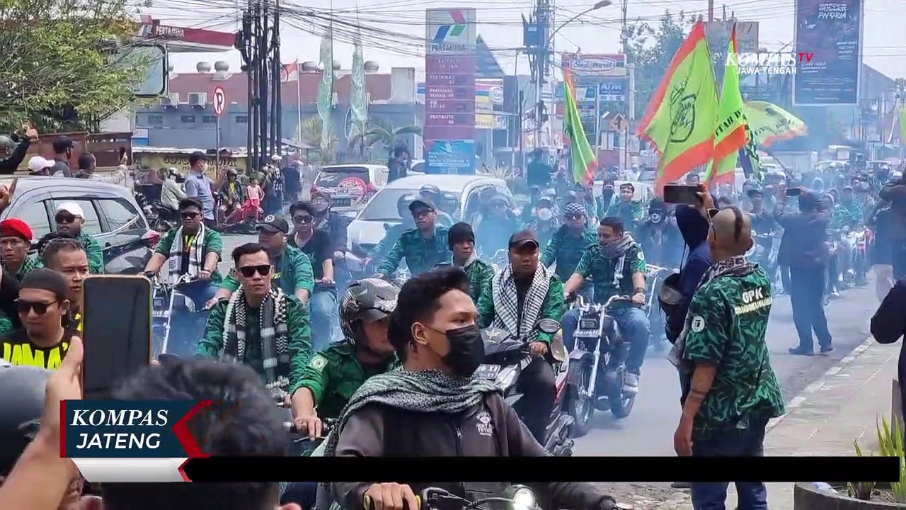 Konvoi Motor Semarakkan Deklarasi Anies di Yogyakarta