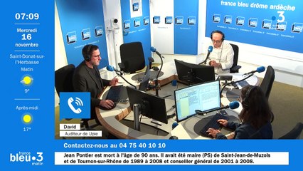 16/11/2022 - Le 6/9 de France Bleu Drôme Ardèche en vidéo