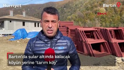 Sular altında kalacak köyün yerine 'tarım köy'