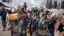 كاميرا الجزيرة ترصد حركة نزوح سكان أحد مخيمات الكونغو