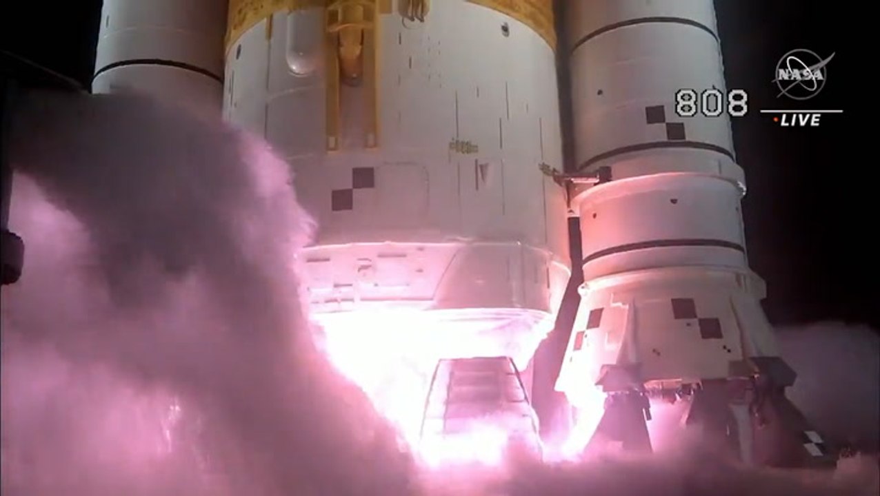 Moment Nasa successfully launches Artemis I mission into space after months of delays