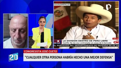 Télécharger la video: José Cueto sobre denuncia por traición a la patria contra Pedro Castillo: “Es un juicio político