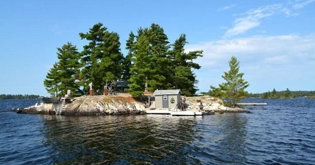Cette île privée au Canada est fascinante et en vente pour moins d'1 million d'euros