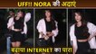 Hotness Alert!! Nora Fatehi Looks Tempting In Short Dress, Sets Internet On Fire