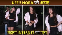 Hotness Alert!! Nora Fatehi Looks Tempting In Short Dress, Sets Internet On Fire