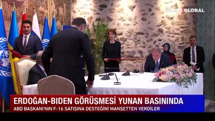 Erdoğan - Biden görüşmesi Yunan basınında