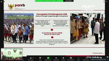 Presidential Lecture Wakil Presiden RI Pada Kegiatan Piloting Magang ASN Provinsi Papua