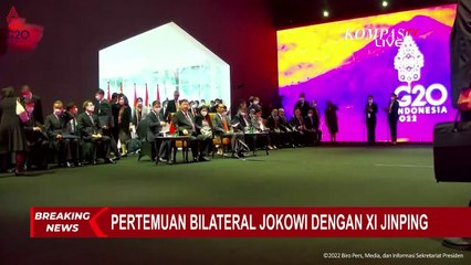 Pertemuan Bilateral Jokowi dengan Xi Jinping, Bahas Proyek Kereta Cepat