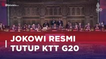 Tutup KTT G20, Jokowi Serahkan Kepemimpinan G20 Selanjutnya ke India
