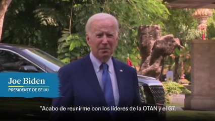 Joe Biden: "Es poco probable que la trayectoria del misil viniera de Rusia"