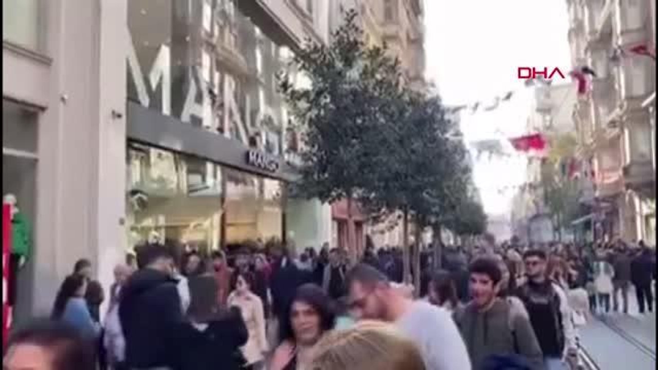 TERÖRİST KADININ İSTİKLAL CADDESİ'NDE TURİSTİN KAMERASINA YANSIDIĞI ORTAYA ÇIKTI