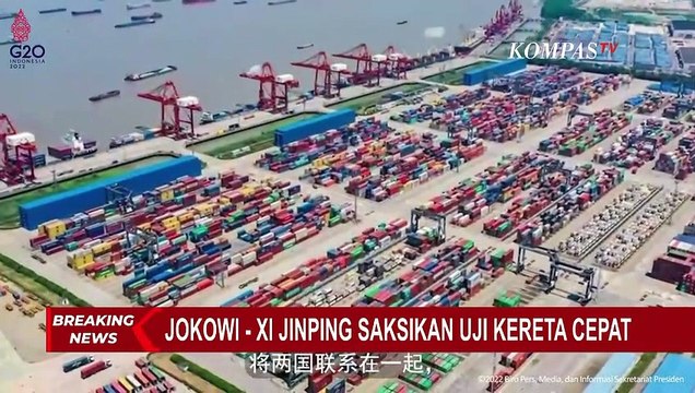 Jokowi dan Xi Jinping Saksikan Video Proyek Kerja Sama Indonesia-Tiongkok