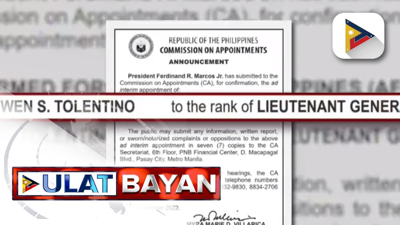 Pres. Ferdinand R. Marcos Jr., isinumite sa CA ang kumpirmasyon ng ad interim appointment ng ilang opisyal ng DFA at AFP