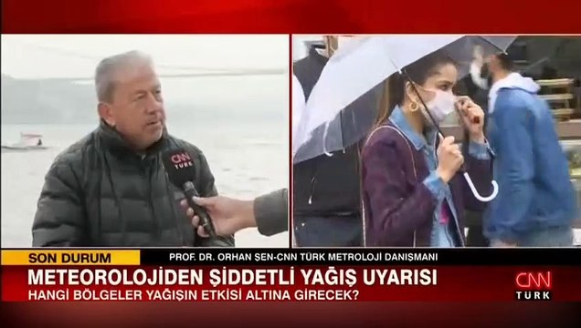 Meteoroloji yeni hava durumu raporunda şiddetli yağış uyarısı