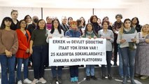 Ankara Kadın Platformu: Kadın cinayetlerini olağanlaştıran erkek adalete itaat yok isyan var demek için sokağa çıkıyoruz!