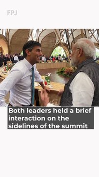 PM Modi Meets UK PM Rishi Sunak On Sidelines Of G20 Summit