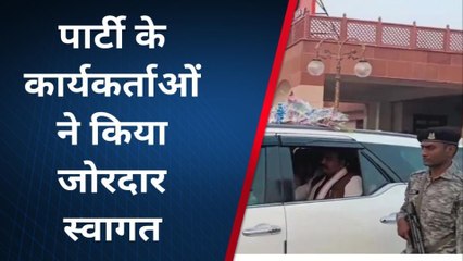 कौशाम्बी : उत्तर प्रदेश के डिप्टी सीएम केशव प्रसाद मौर्य पहुंचे अपने गृह जनपद