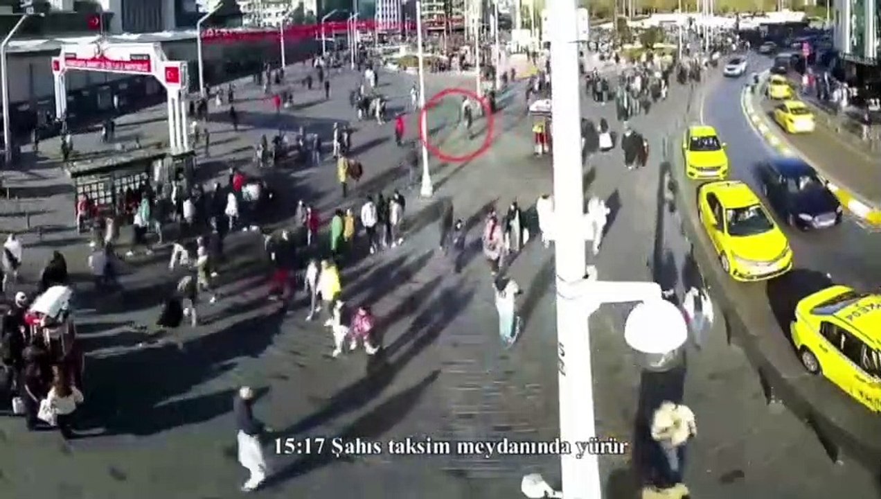 Taksim bombacısının yeni görüntüleri ortaya çıktı! İşte dakika dakika yaptıkları...