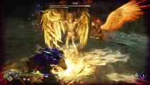 God of War Ragnarök - Lucha contra la valquiria Gná en Muspelheim