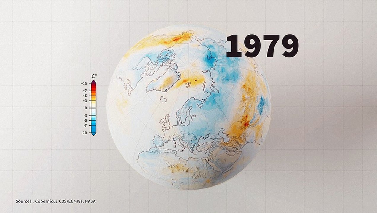 CARTE ANIMÉE : Octobre 2022 le plus chaud jamais enregistré en Europe