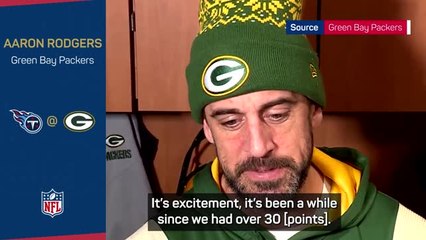 Descargar video: No 'sigh of relief' for Rodgers after Packers snap five-game losing run