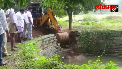 हत्ती विहिरीत क्रेनमुळे झाली सुटका !