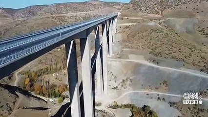 Türkiye'nin en yüksek ayaklı viyadüğü