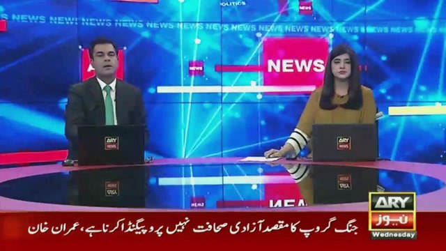 Defence Minister Khawaja Asif addressing a news conference in Islamabad