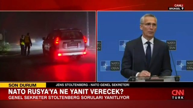 Stoltenberg: Kasıtlı bir saldırının sonucu olduğuna dair hiçbir gösterge yok