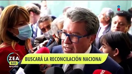 Monreal presentará programa de reconciliación nacional en la Arena México